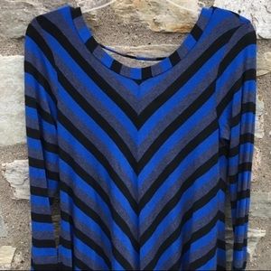Ella Moss Striped Jersey Top